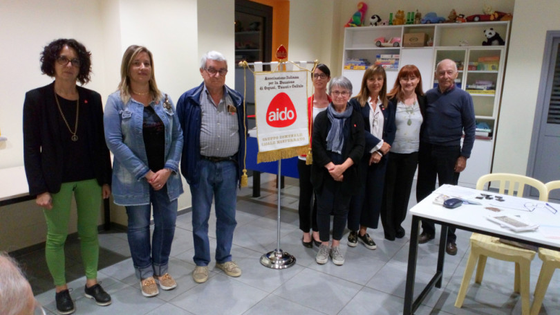 Il gruppo comunale Aido di Casale: Graziella Villata è presidente